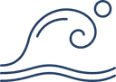 Design file: Line-art wave